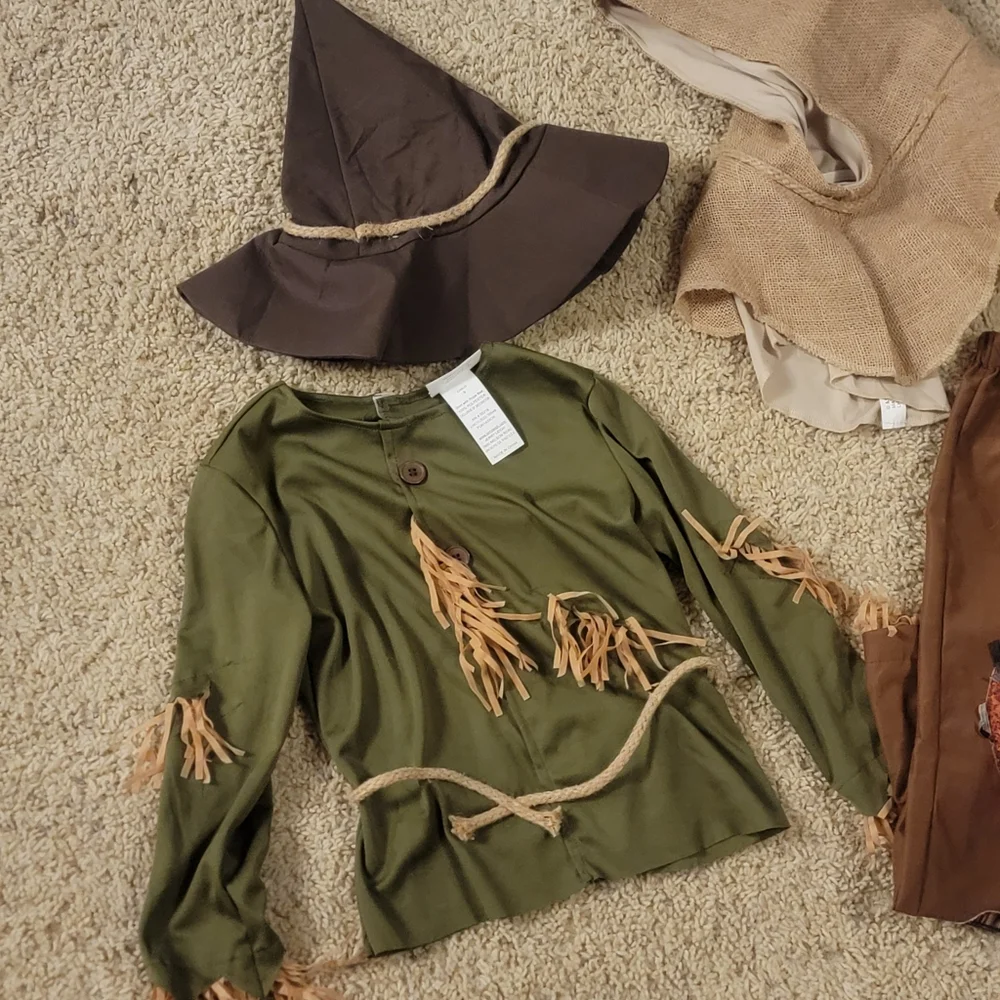 Kids Size Small (5-6) Wizard Of Oz Scarecrow Costume Amazon - Picture 2 of 8